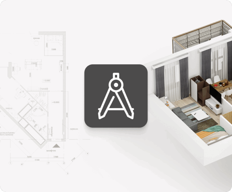 Разработка лендинга для 3D проектирования помещений Архитектор Иванова Марина